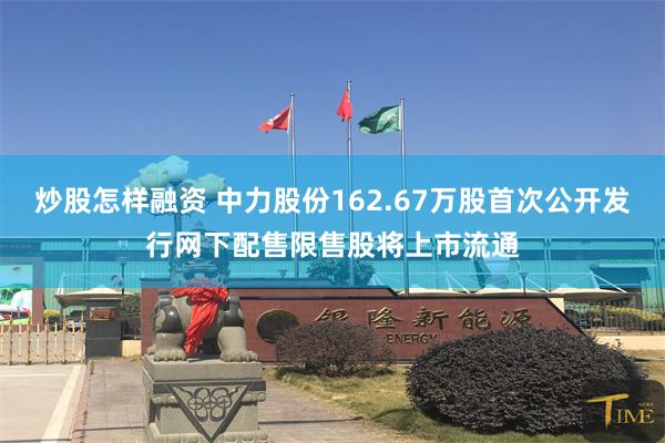炒股怎样融资 中力股份162.67万股首次公开发行网下配售限售股将上市流通