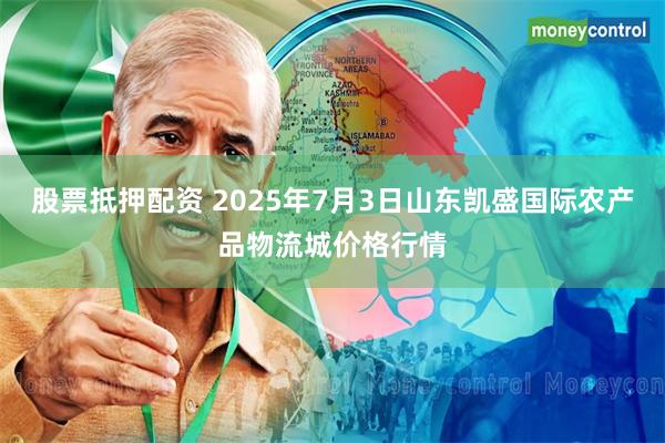股票抵押配资 2025年7月3日山东凯盛国际农产品物流城价格行情