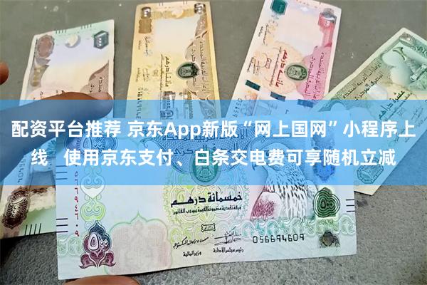 配资平台推荐 京东App新版“网上国网”小程序上线   使用京东支付、白条交电费可享随机立减